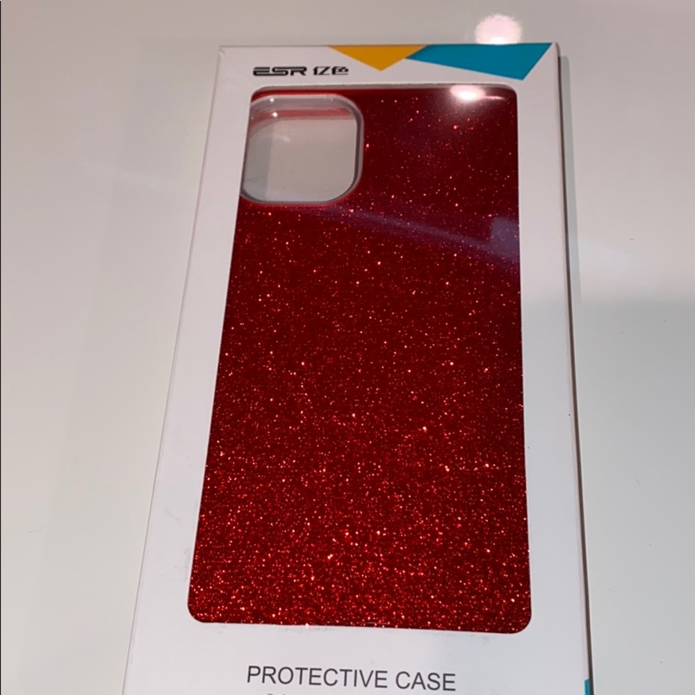 iPhone 11 Pro Max Red Glitter Case